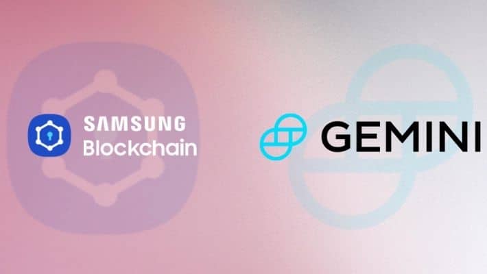 SAMSUNG UND GEMINI TRETEN IN EINE PARTNERSCHAFT EIN